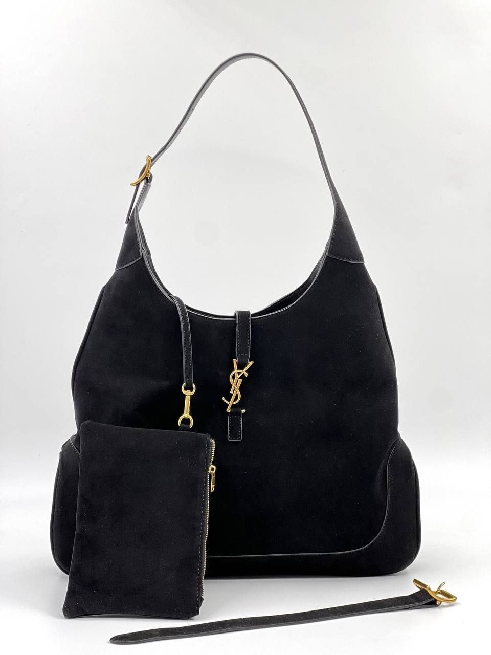 сумка saint laurent из замши,женская замшевая сумка yves saint laurent 38x26 см,yves saint laurent женская чёрная замшевая сумка 25x13 см,замшевая сумка,сумка на плечо saint laurent замша черная