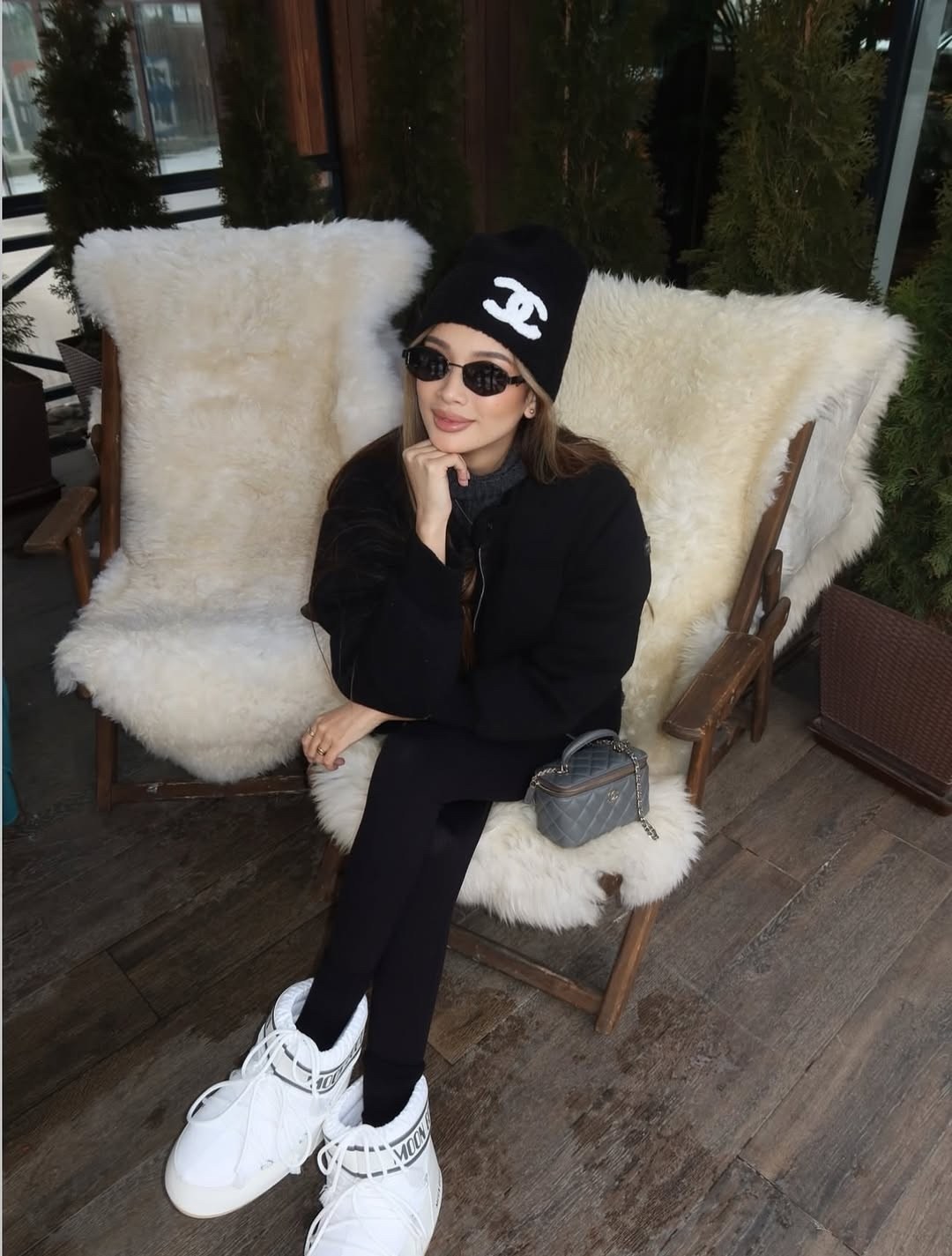 шапка chanel,модная вязаная шапка в стиле chanel copy 1:1,вязаная шапка chanel,вязаные эластичные шапки bini chanel,шапка-бини шерстяная chanel