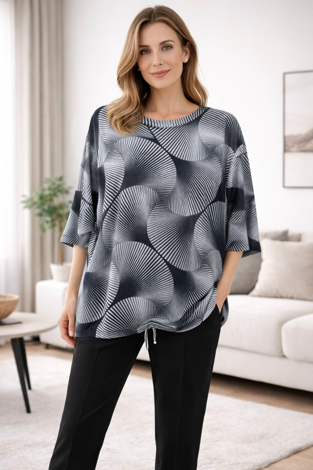 женская блуза,блузка женская,блузка для полных,блузы,асимметричная блузка