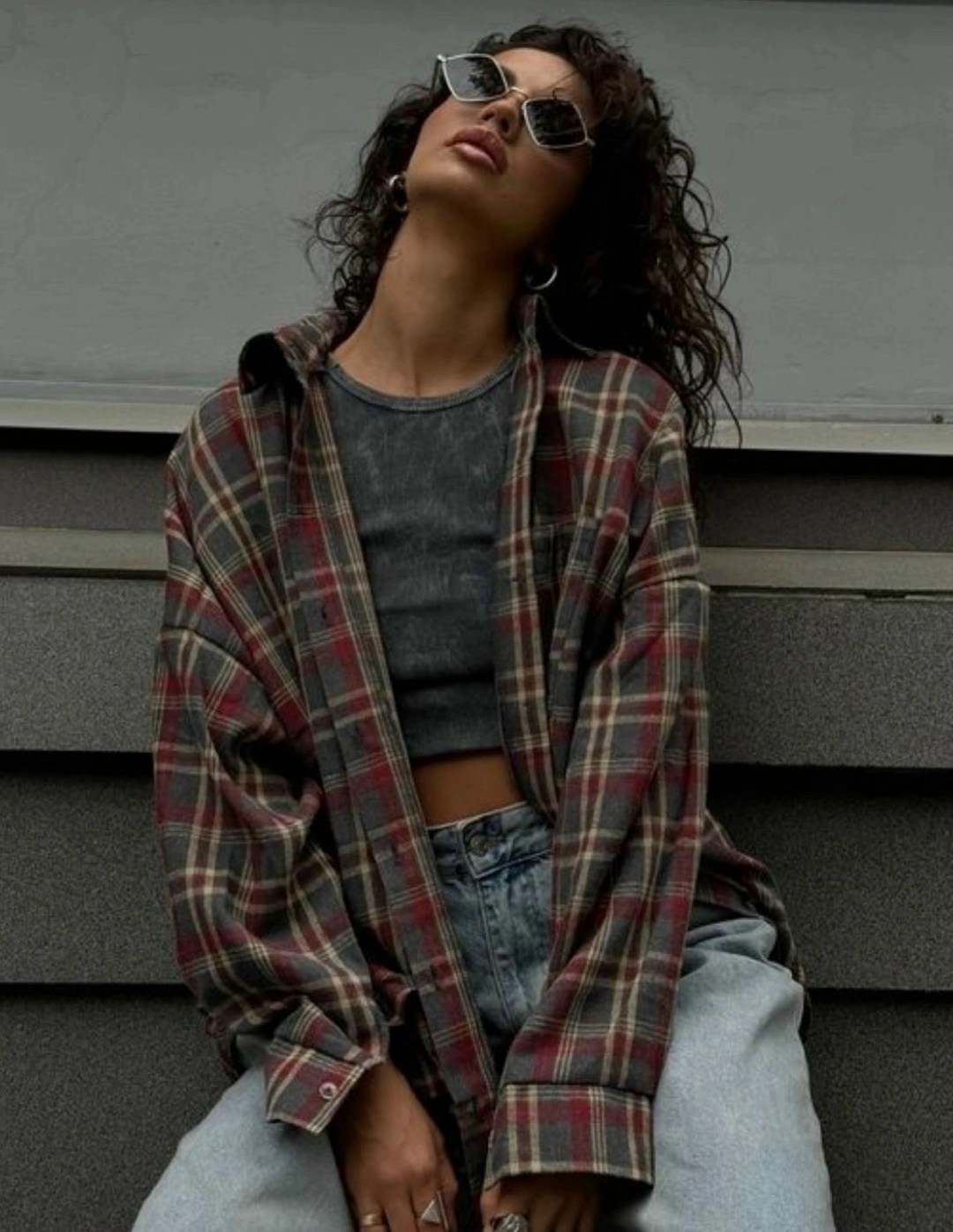 стиль одежды кантри,рубашка в клетку оверсайз удлиненная,рубашка женская в клетку оверсайз,клетчатая рубашка,оверсайз рубашка в клетку