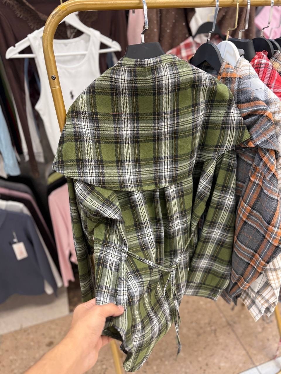 женская рубашка в клетку,женская клетчатая рубашка,повседневная рубашка,клетчатая рубашка,женская рубашка