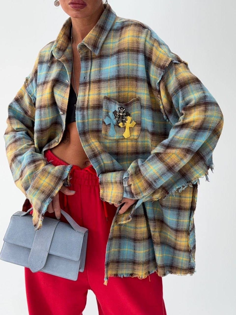 рубашка в клетку,женская рубашка в клетку,женская рубашка