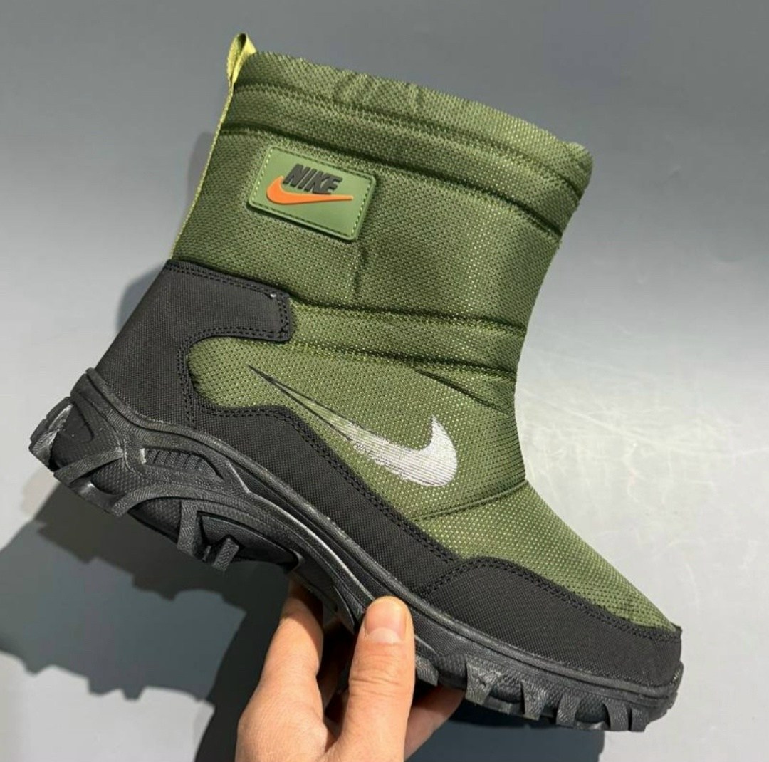 зимние сапоги nike,зимние сапоги nike цвет зеленый,сапоги nike,зимние сапоги,дутики зимние nike