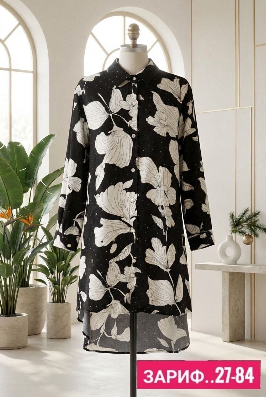 рубашка туника,туника женская,платье рубашка,lc waikiki туника,удлиненная блузка