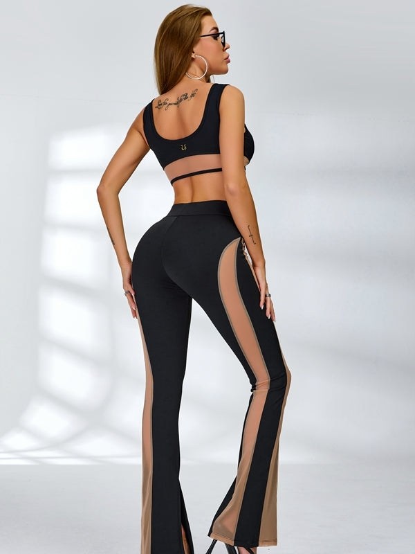 прозрачные штаны для танцев high heels,брюки с высокой талией,брюки узкие,брюки