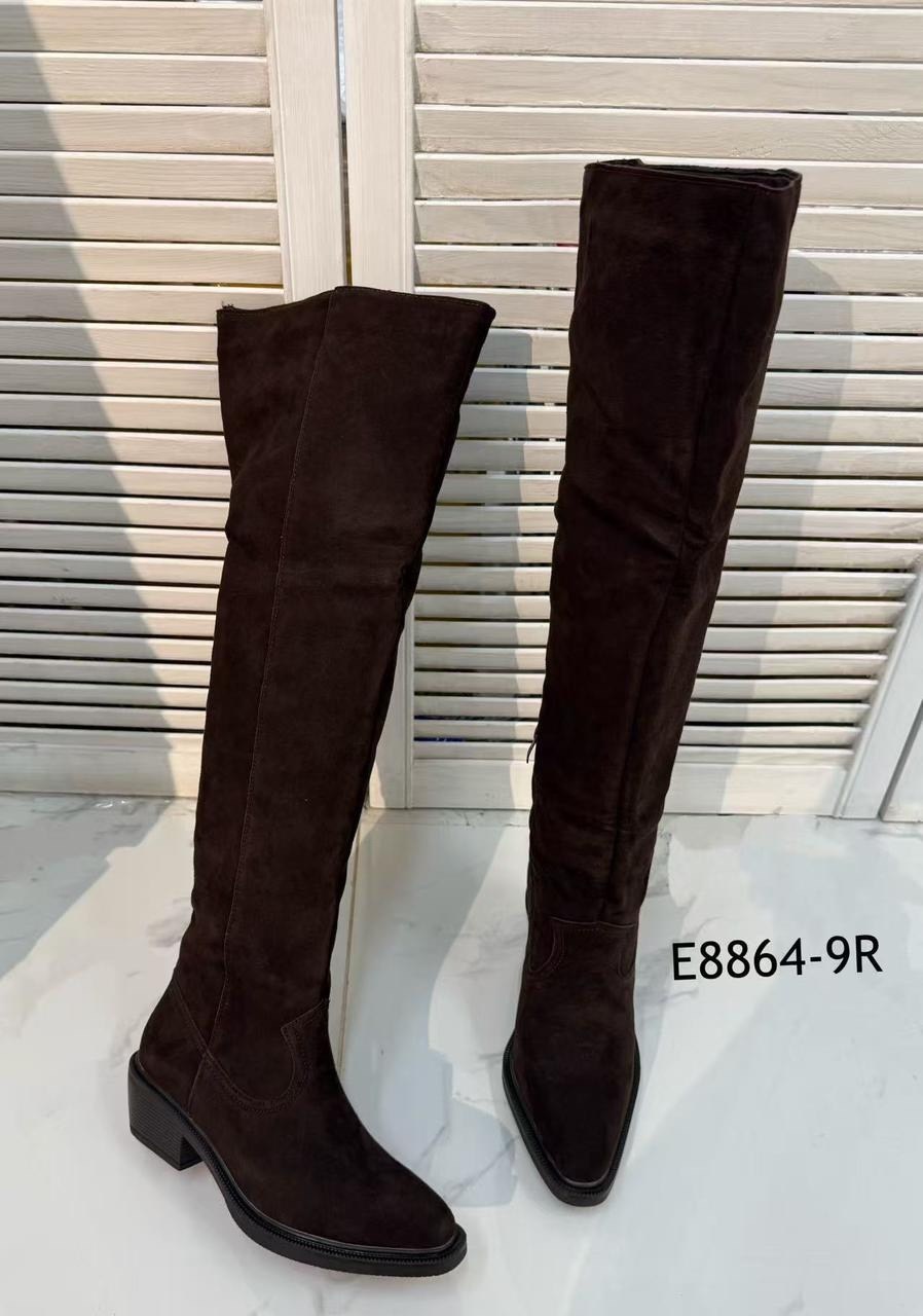 женские сапоги,замшевые сапоги эллос,замшевые сапоги,сапоги ботфорты,ботфорты fru.it 8562 cam/moro