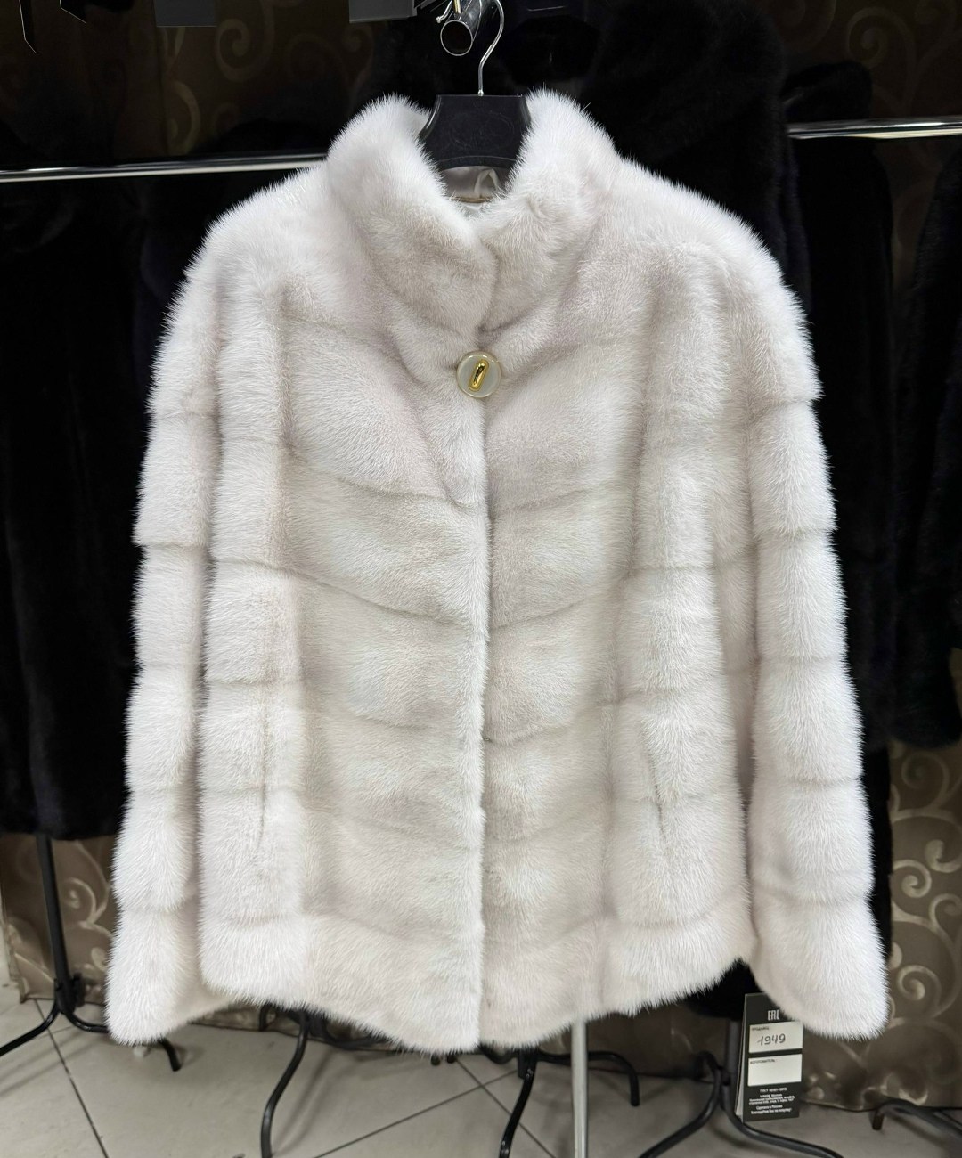 норковая шуба,шуба из норки,полушубок из норки,шуба,белая норковая шуба