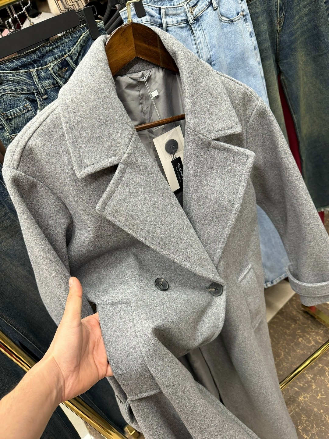 пальто женское,шерстяное пальто,женское офисное шерстяное пальто-кокон,пальто,пальто средней длины