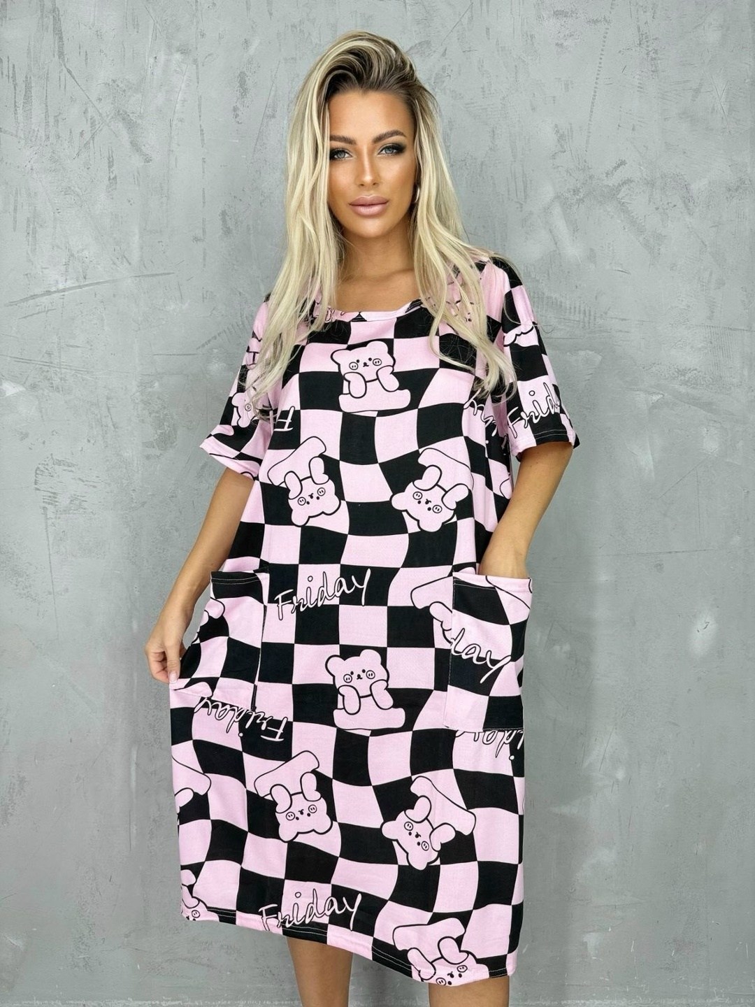 платье домашнее летнее,женская домашняя туника,платье домашнее,домашняя туника с карманами,домашняя туника