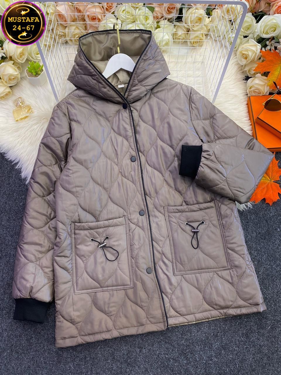 куртка женская,демисезонная куртка,женская демисезонная куртка,куртка,стеганая куртка с капюшоном 64-72