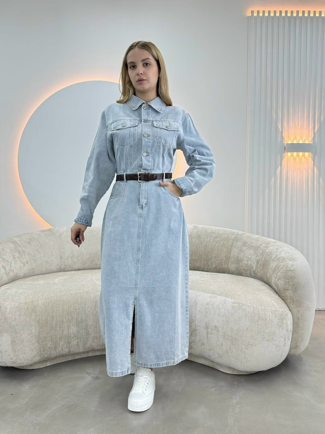 джинсовое платье,платье джинса,женское джинсовое платье,длинное джинсовое платье,джинсовое платье сарафан миди style spark цвет деним голубой
