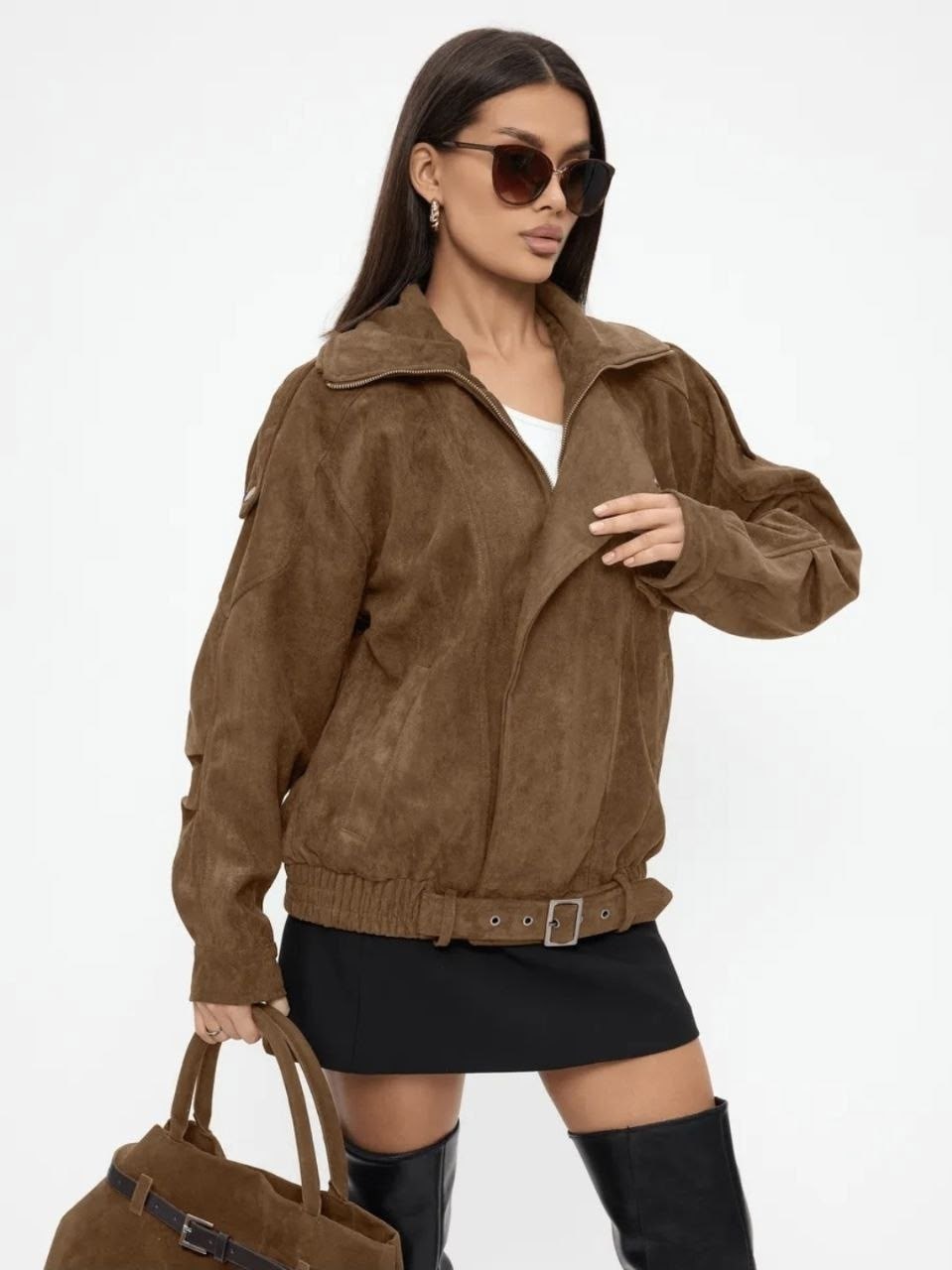 замшевая куртка,кожаная куртка,куртка женская бомбер замшевая,куртка бомбер оверсайз,куртка бомбер кожаная оверсайз