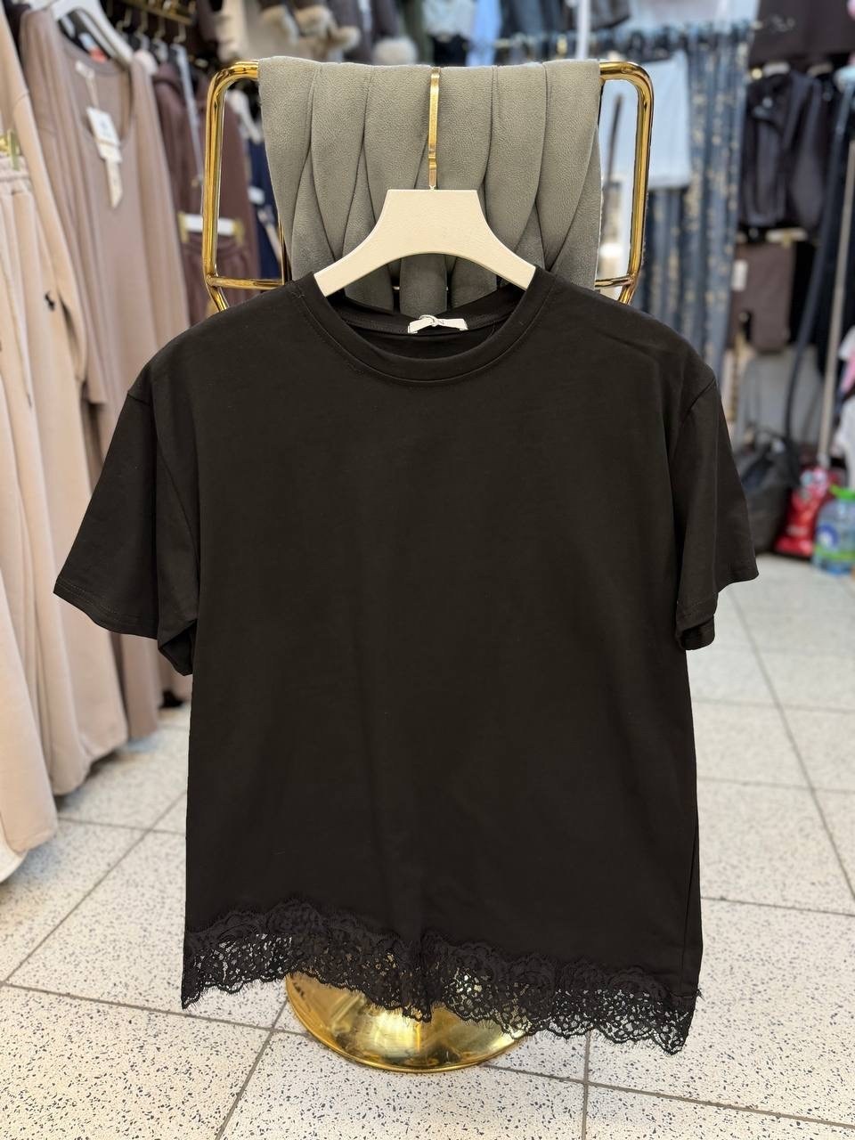 футболка с кружевами,футболки для женщин,футболки модные,кружевная футболка,футболки женская