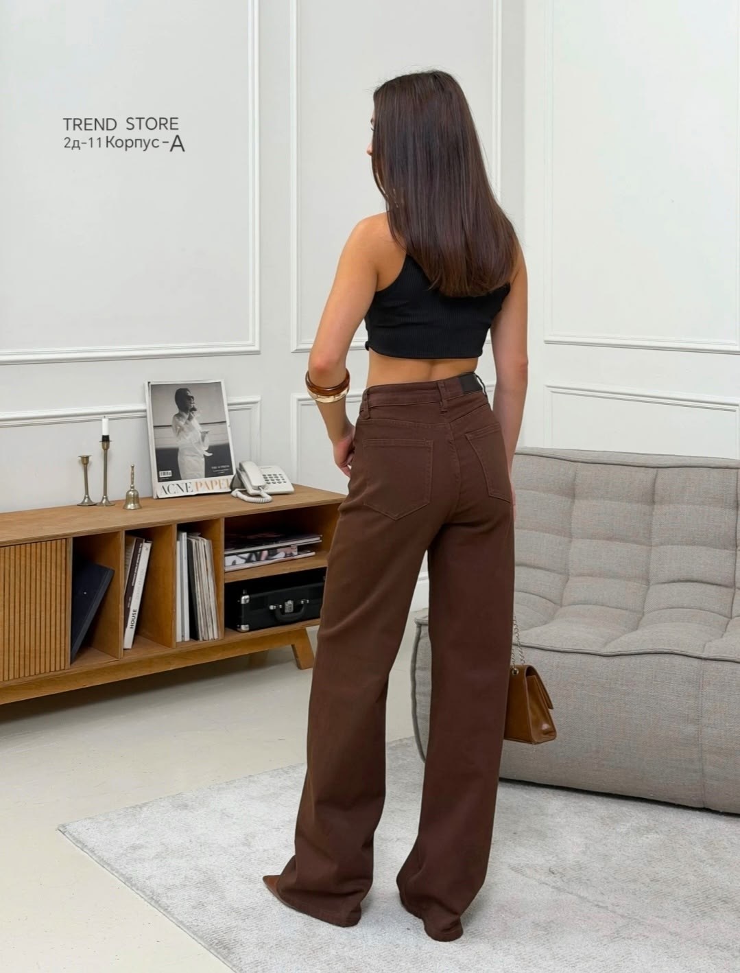 джинсы женский look of young коричневый палаццо,джинсы коричневые женские широкие,женские коричневые джинсы,коричневые джинсы,коричневые широкие джинсы