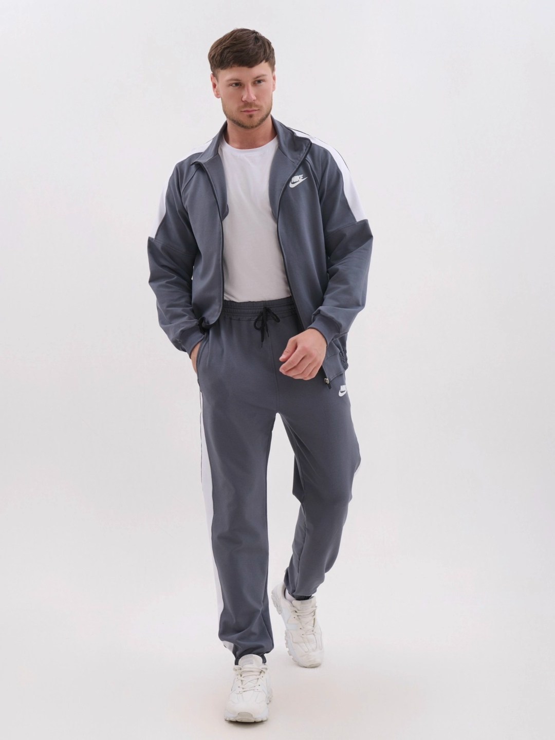 мужские спортивные костюмы,спортивный костюм мужской оригинал серого цвета,спортивные костюм,спортивный костюм серый мужской,спортивный костюм мужской размер 56 цвет серый