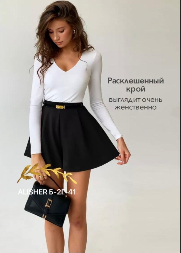 юбка-шорты женская,юбка-шорты,юбка шорты базовая,юбка шорты в складку,юбка короткая