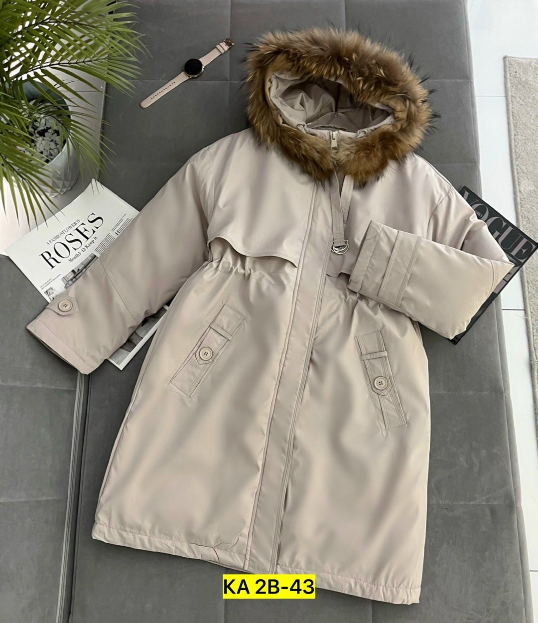 женская зимняя куртка,куртка-пуховик,парка с мехом,женская куртка,куртка женская бежевая