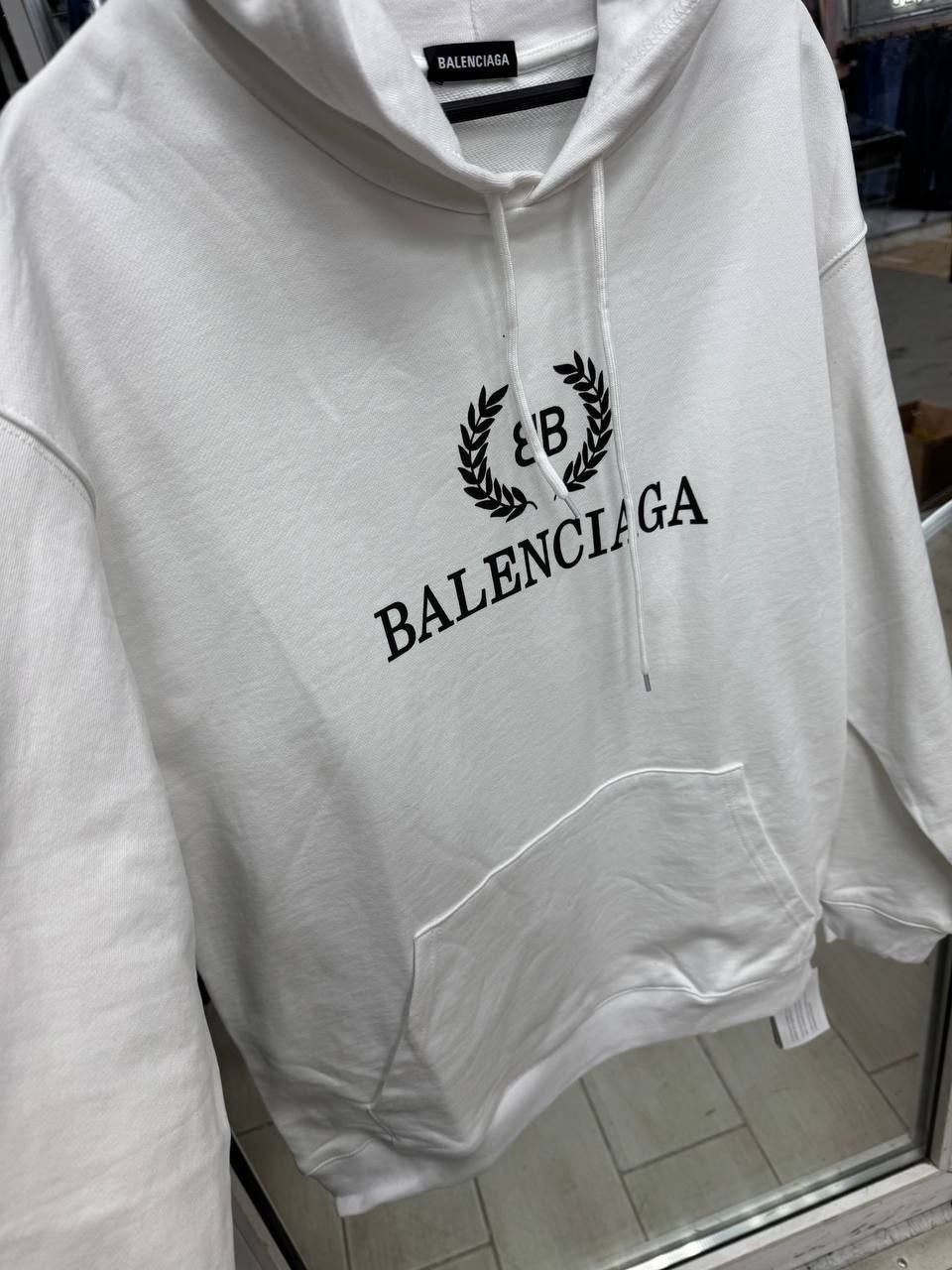 худи баленсиага белая,худи баленсиага,толстовка balenciaga,толстовка баленсиага,худи баленсиага мужская белая