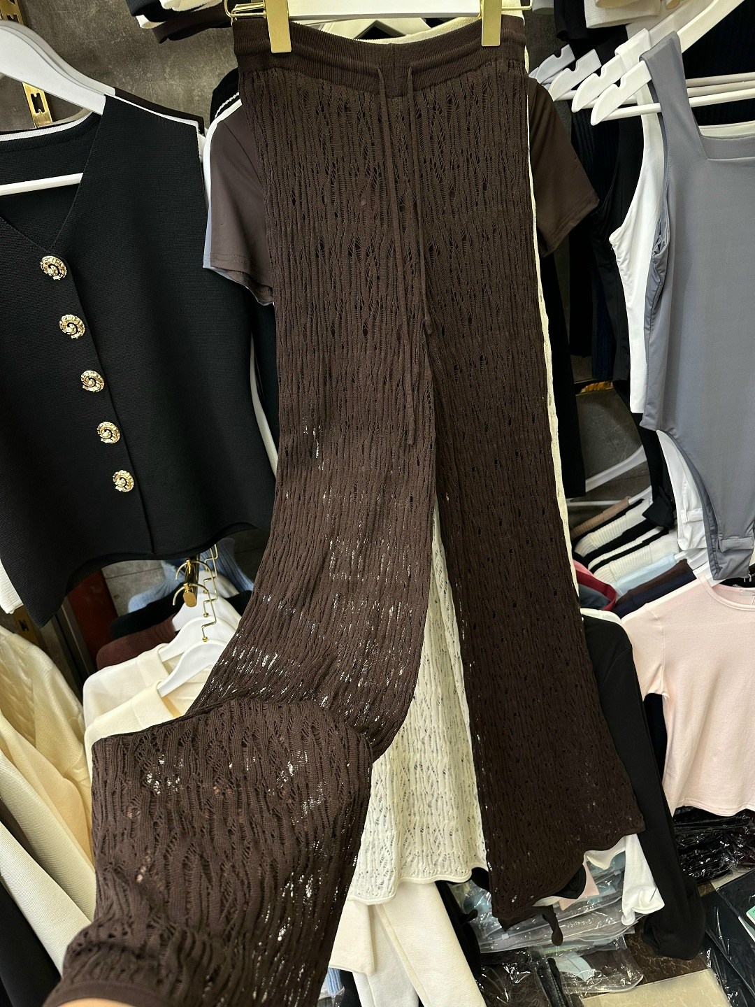 брюки пляжные,кружевные брюки,брюки из гипюра,кружевные штаны,мода стиль