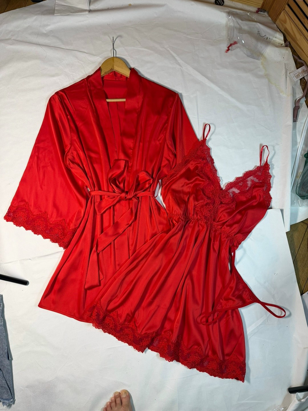 комплект халат и сорочка женская,сексуальный женский халат,комплект сорочка и халат,женские пижамные комплекты,халат шёлковый атласный