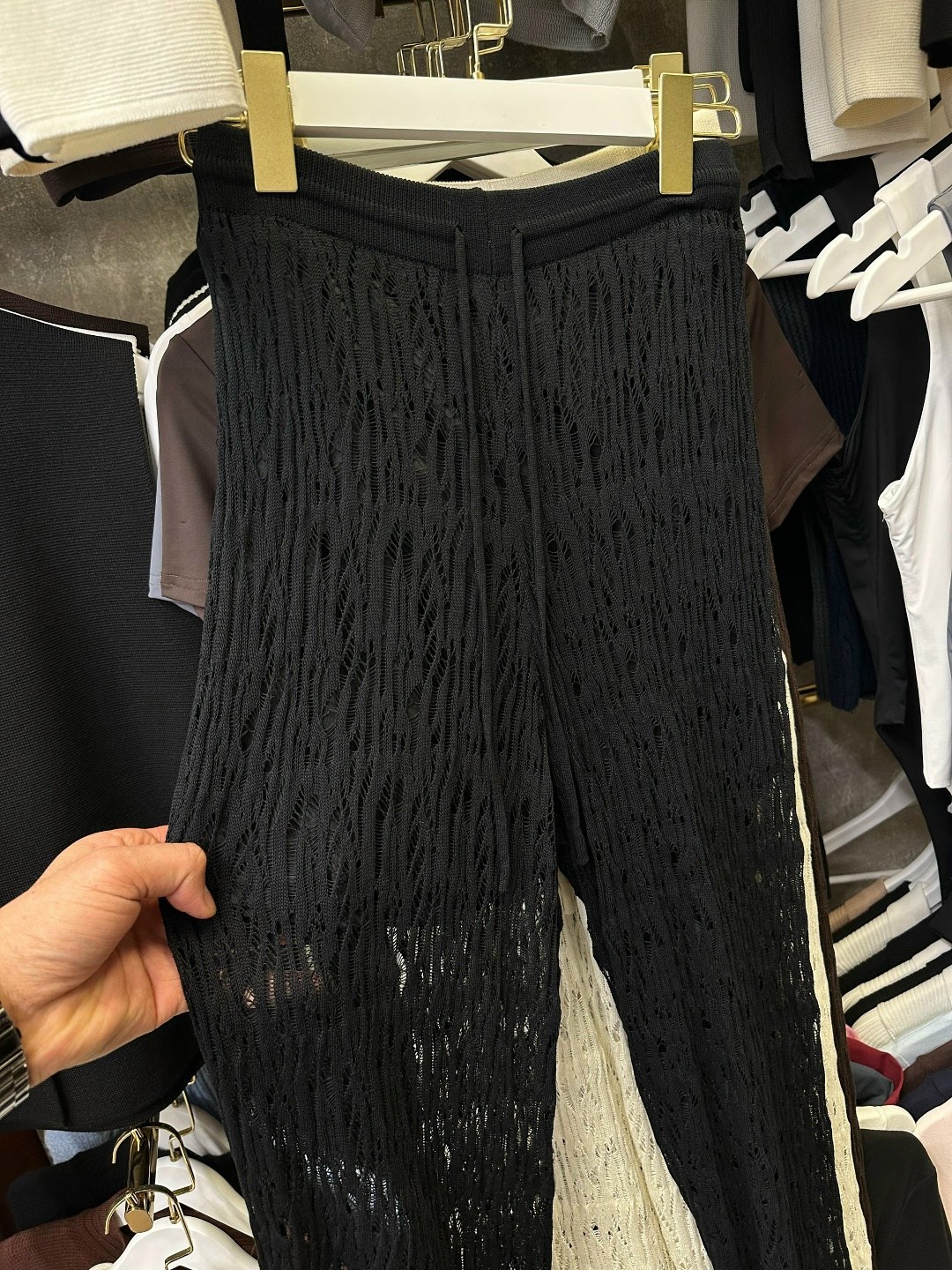 брюки пляжные,кружевные брюки,брюки из гипюра,кружевные штаны,мода стиль