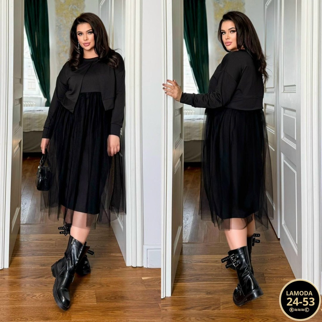 платье женское с накидкой,женское платье,платье - двойка с накидкой арт. 9719866,платье большие размеры,платье