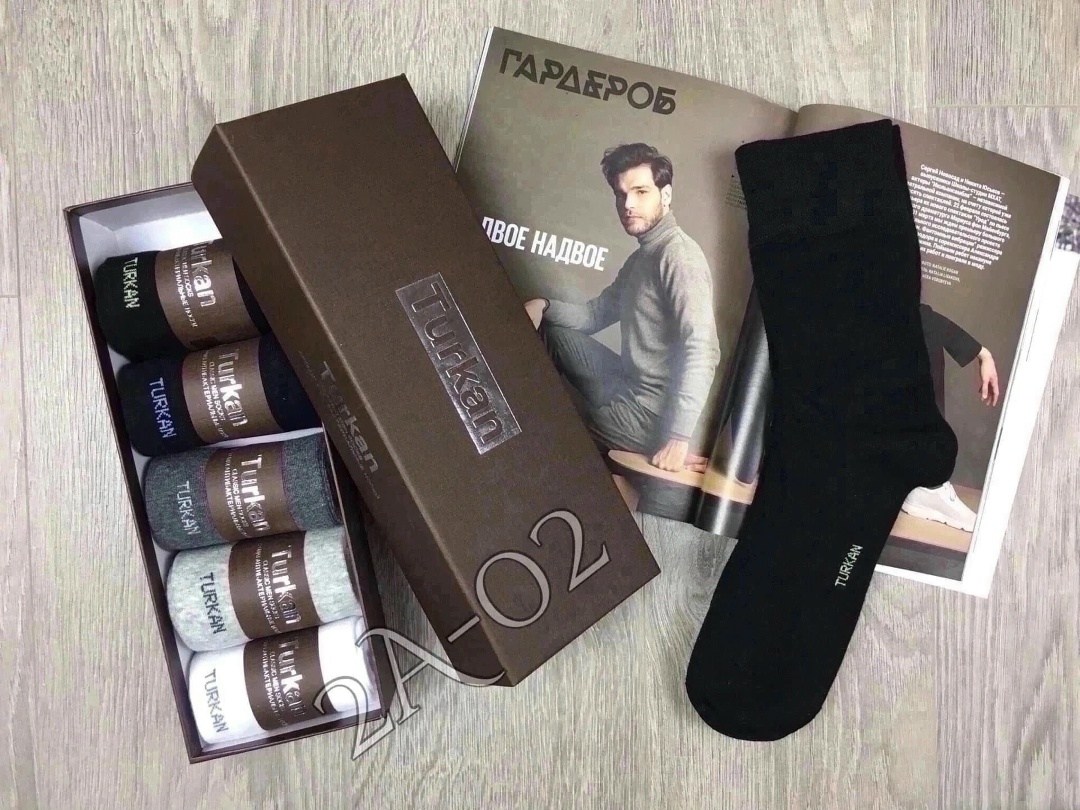 носки мужские turkan набор 6 пар,носки мужские turkan,носки мужские набор в подарочной коробке,мужские носки,комплект носки мужские