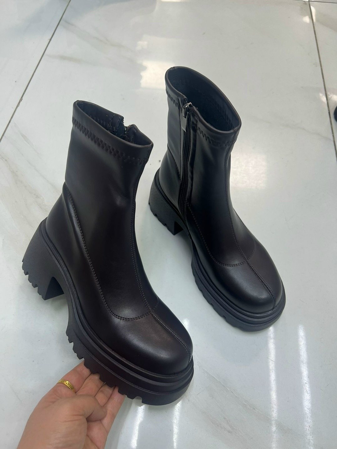 ,женские ботинки,ботинки, женская,женские ботинки на высокой платформе еврозима