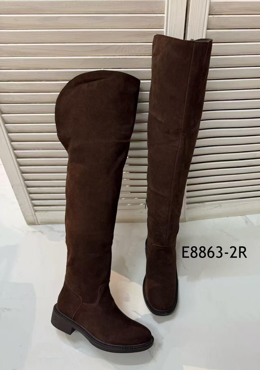 женские сапоги,замшевые сапоги эллос,замшевые сапоги,сапоги ботфорты,ботфорты fru.it 8562 cam/moro