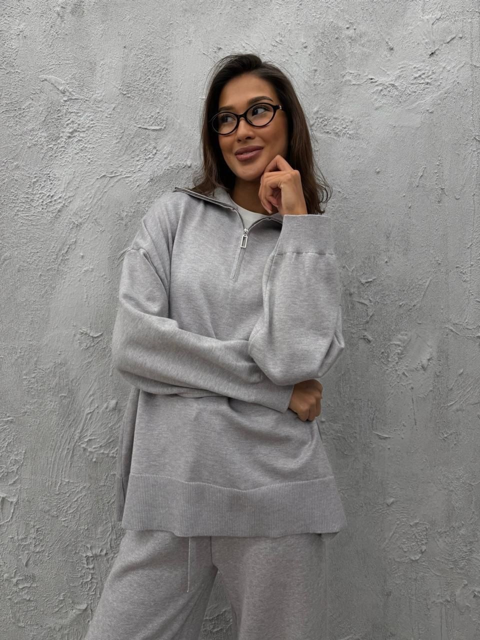 трикотажный костюм,женская кофта,костюм женский серый,костюм спортивный,костюм