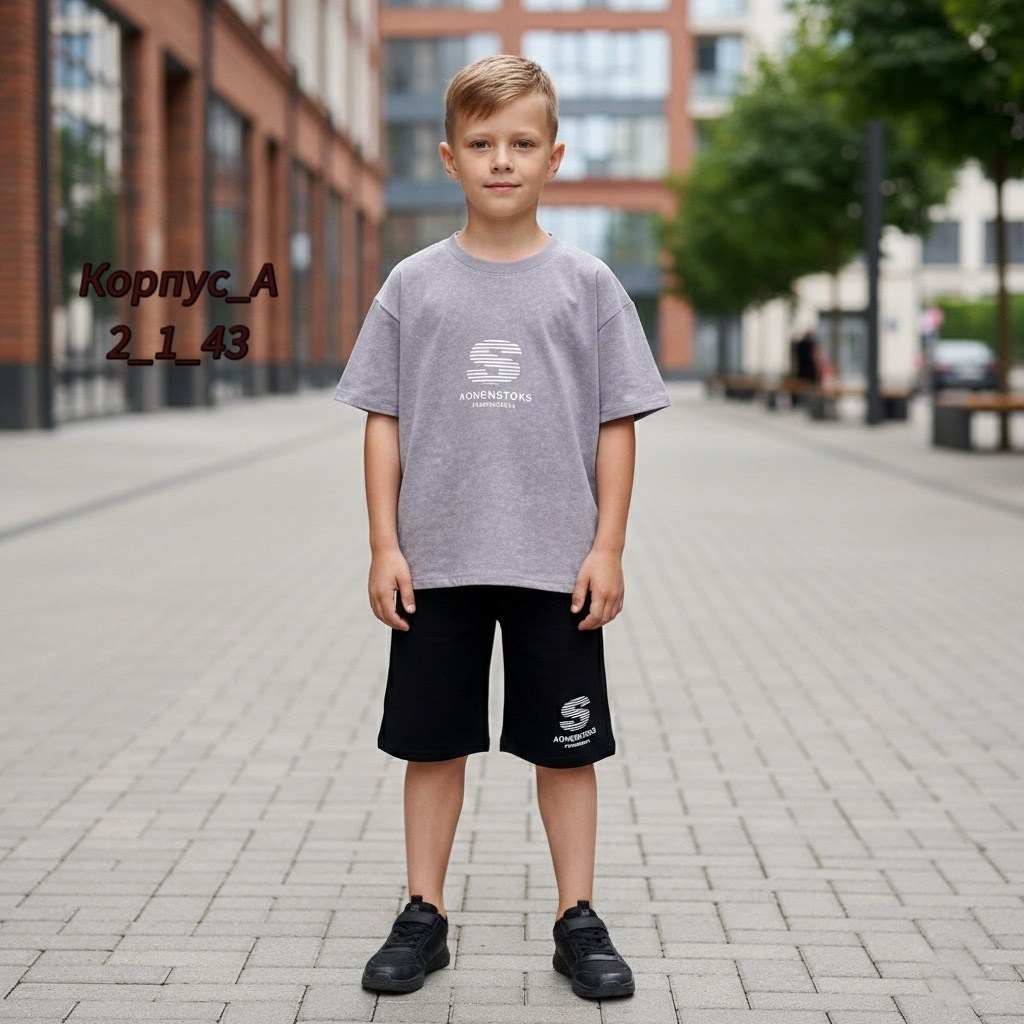 футболка для мальчиков,комплект (футболка/шорты) для мальчика, цвет чёрный, рост 104,комплект (футболка/шорты) для мальчика, цвет чёрный, рост 110,шорты для мальчик,luneva комплект (футболка/шорты) дл
