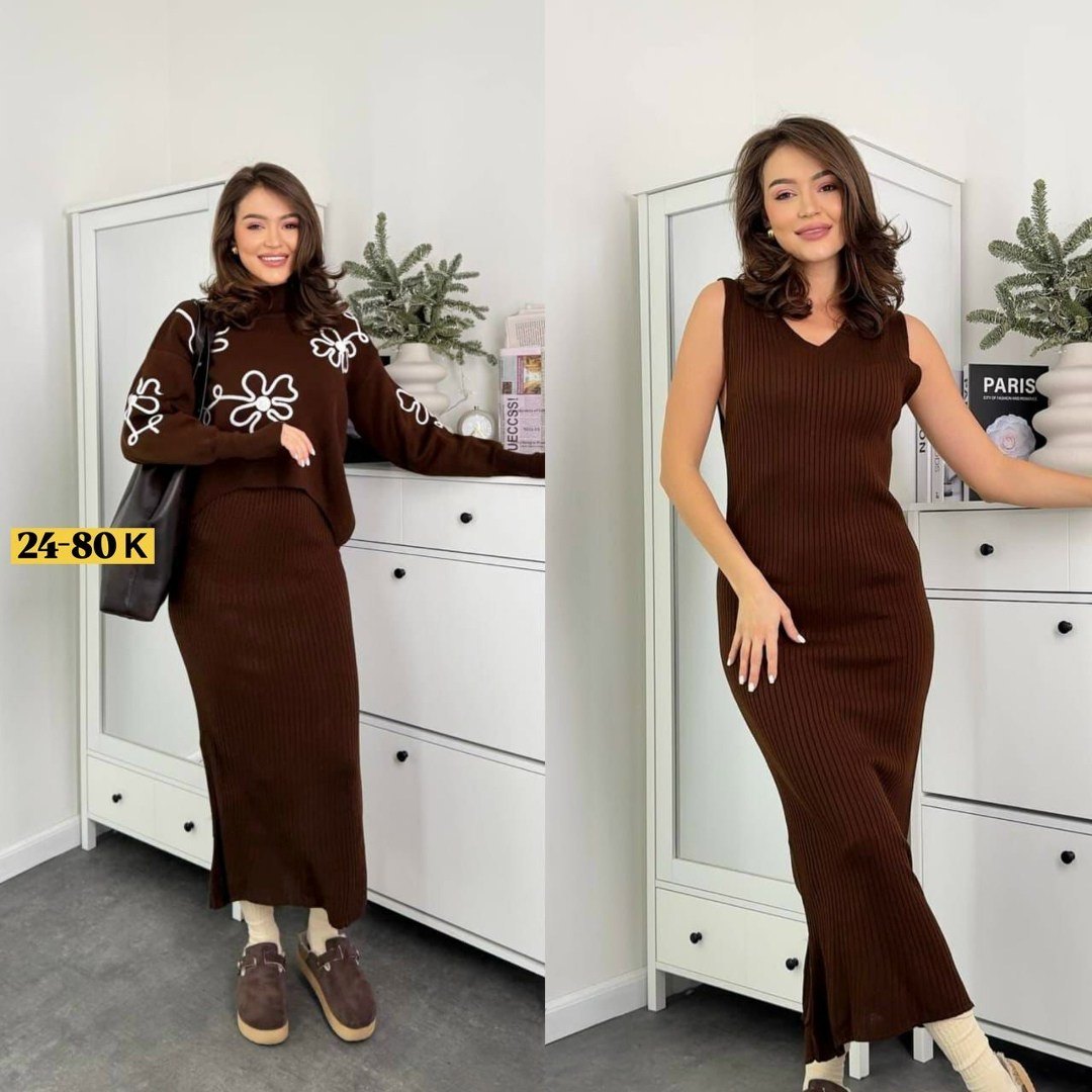 костюм двойка женская,платье и кардиган лапша длинное костюм женский двойка xinyrose,костюм женский,черное платье облегающее костюм с кардиганом eva chelu,стильное платье