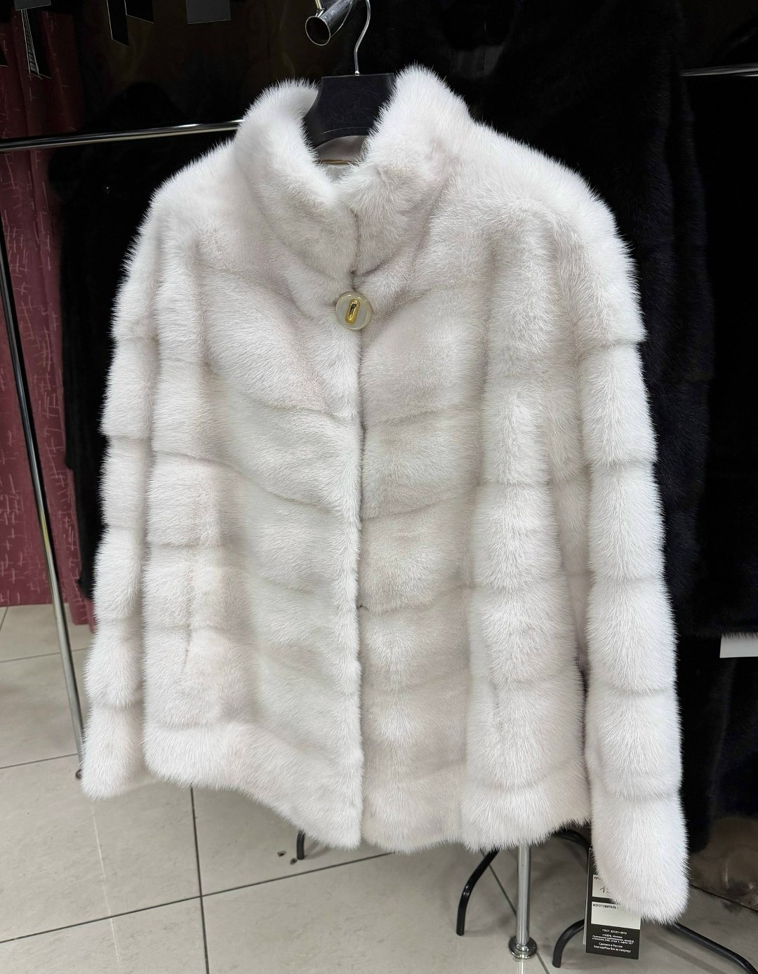 норковая шуба,шуба из норки,полушубок из норки,шуба,белая норковая шуба