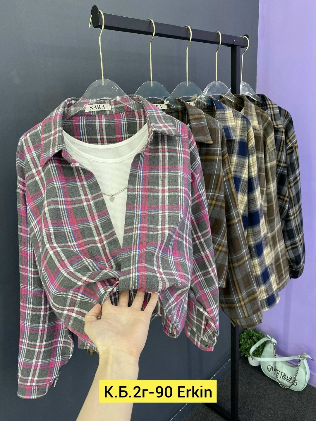 рубашка женская в клетку,женская рубашка,рубашка хб,рубашка в клетку,рубашка хлопок