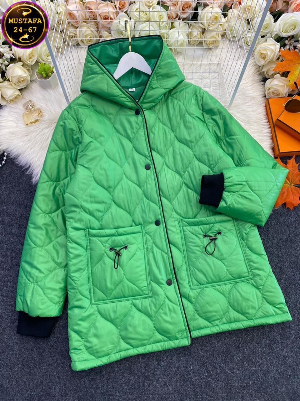 куртка женская,демисезонная куртка,женская демисезонная куртка,куртка,стеганая куртка с капюшоном 64-72