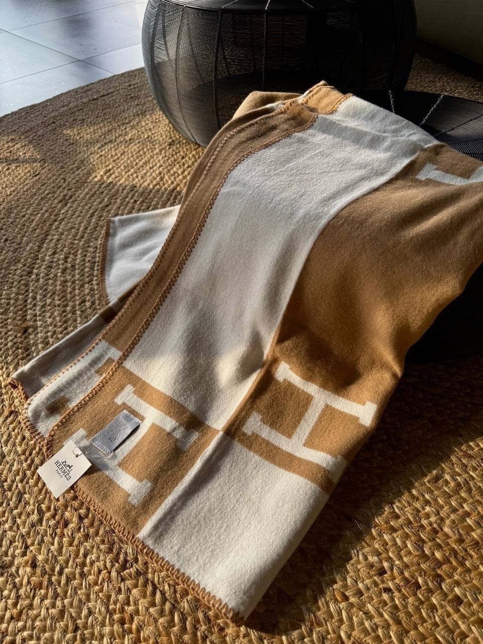 плед hermes,плед,кашемировый плед,бежевый плед,комплект плед