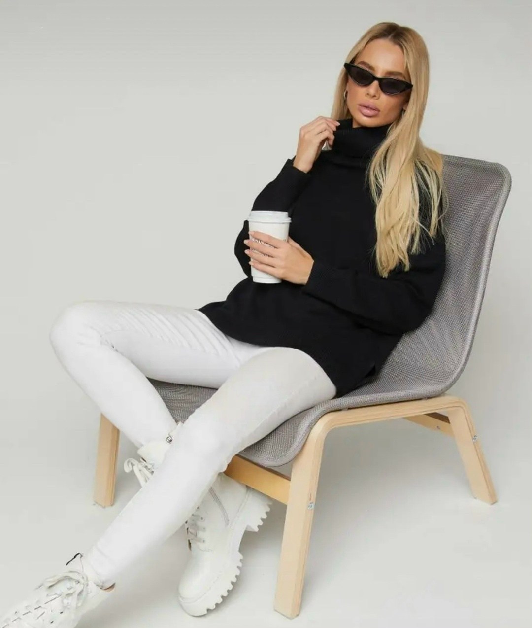 свитер удлиненная,джемпер,женские свитера,свитер,джемпер с горлом