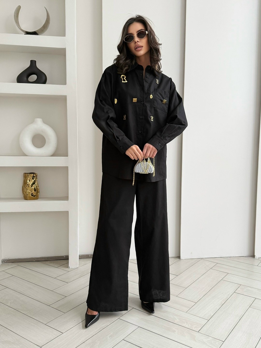 костюм buter 3039 коричневый,костюм с брюками,брючный комплект mislana 1098 шоколад,костюм стильный,женский костюм