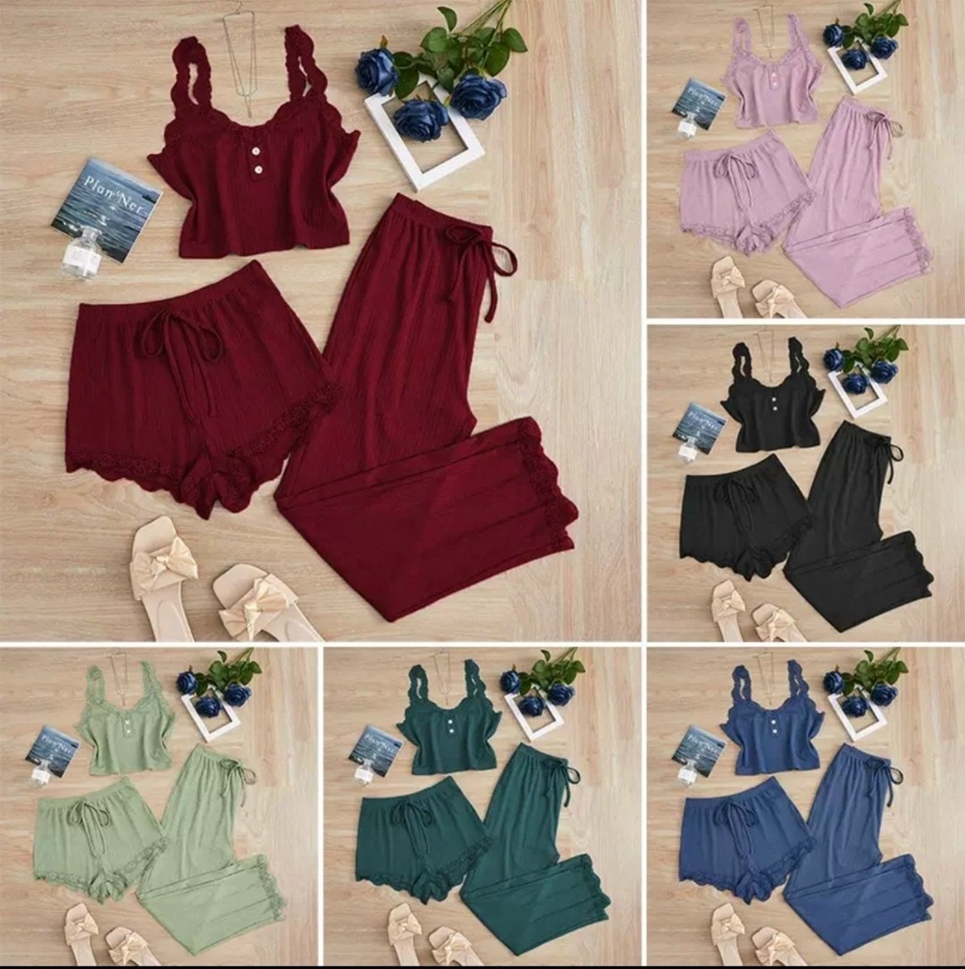 женские пижамные комплекты,комплект пижама,женский пижамный комплект из 3 предметов,пижама женская,пижама женская комплект