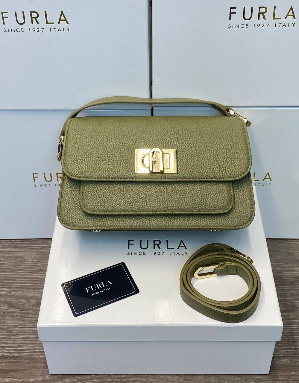 сумка женская furla,сумка furla,сумка фурла,furla маленькая сумка через плечо 1927, зеленый,сумка furla 1927