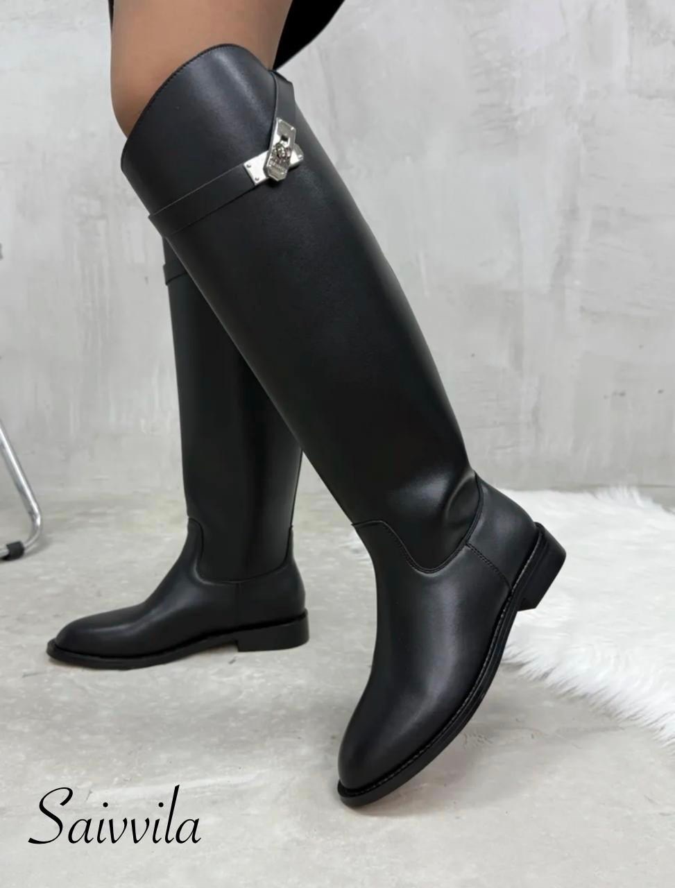 сапоги трубы демисезонные с ремешком matmazel цвет черный,сапоги трубы демисезонные с ремешком matmazel,,сапоги,сапоги hermes