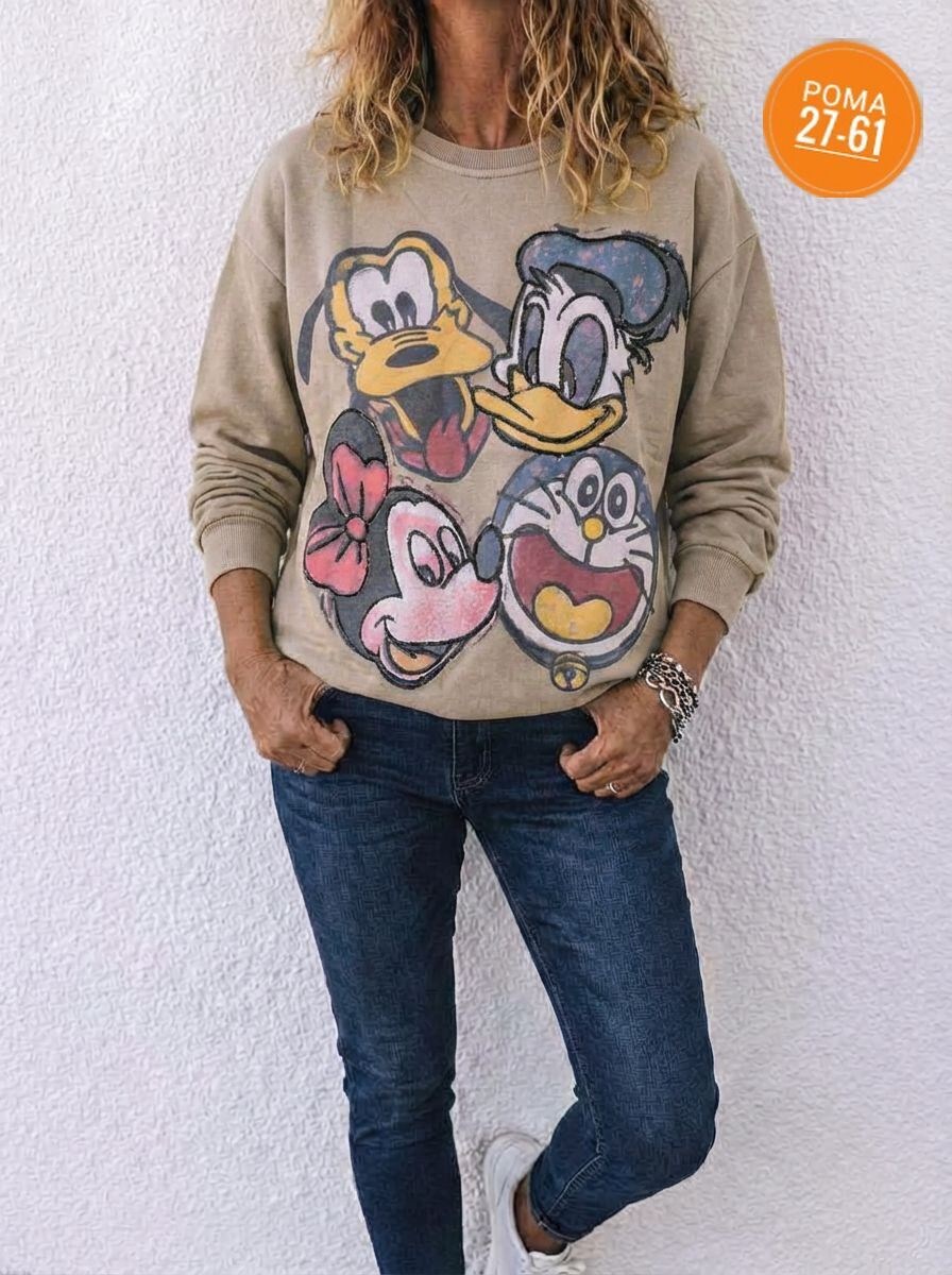 свитшот женский,детский свитшот,свитшот толстовка,свитшот,disney donald duck sweatshirt