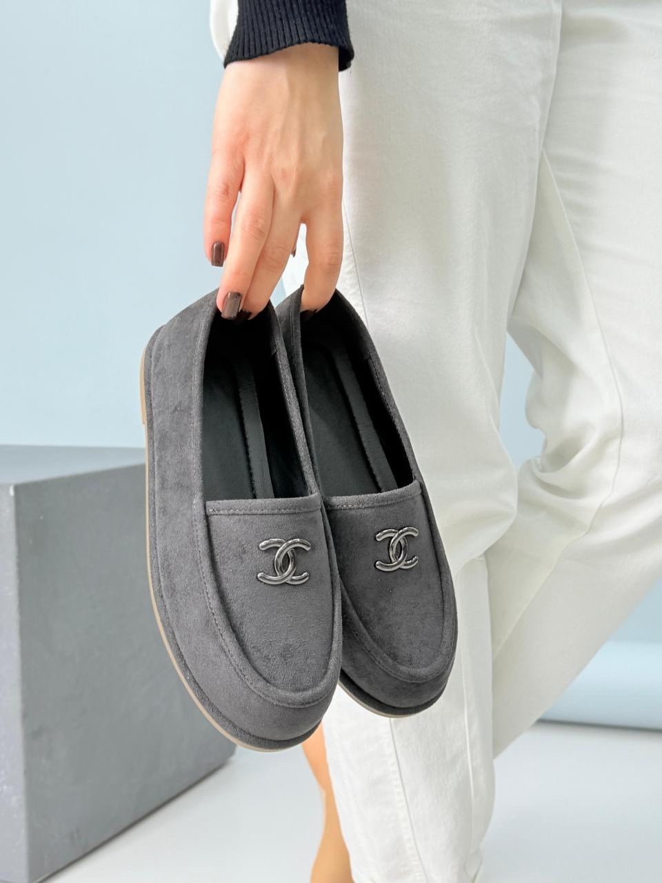 женские лоферы loro piana,,синие лоферы,модные лоферы,голубые лоферы