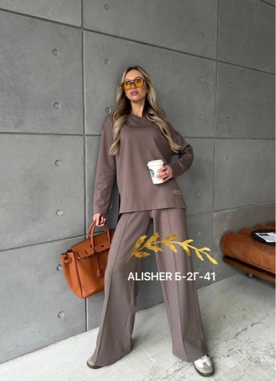 спортивный костюм с брюками оверсайз 365 stories,трикотажные костюмы,костюм со штанами,костюм трикотажный женский,трикотажный костюм с брюкам