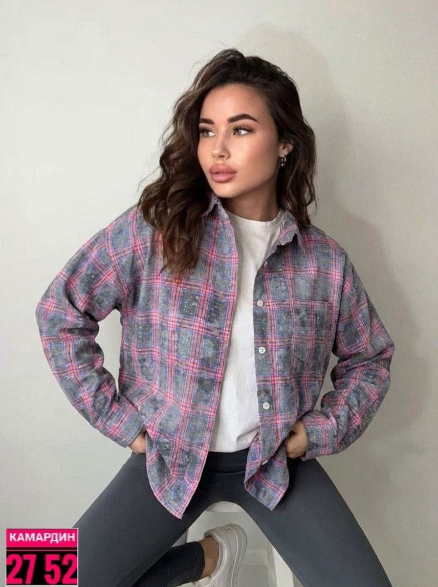 рубашка в клетку женская,клетчатая рубашка женская теплая,рубашка женская,повседневная рубашка,рубашка в клетку