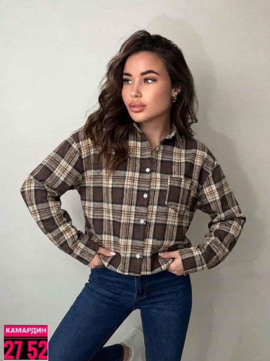 рубашка в клетку женская,клетчатая рубашка женская теплая,рубашка женская,повседневная рубашка,рубашка в клетку