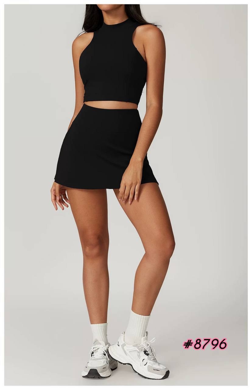 спортивная мини юбка,женские спортивные топы,спортивная юбка,теннисная юбка женская,юбка и топ