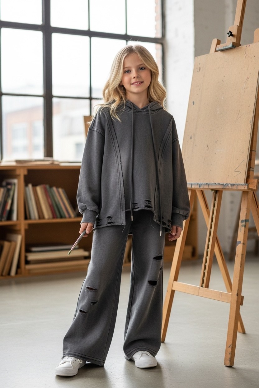 свитшот и брюки,костюм из футера,спортивный костюм для девочек,трикотажные костюмы,костюм для девочек