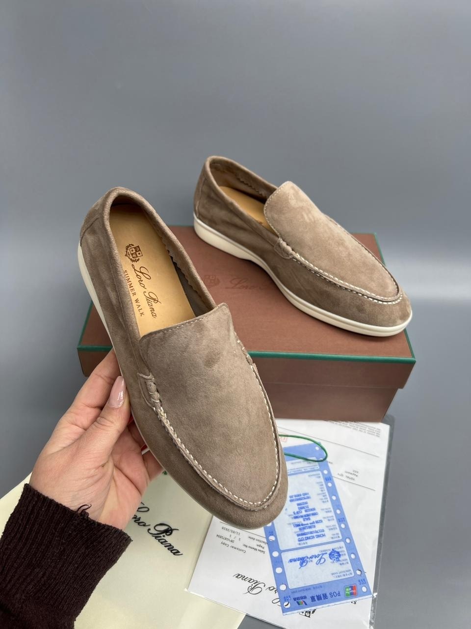 лоферы из натуральной замши loro piana,мужские замшевые лоферы loro piana summer walk,замшевые лоферы loro piana,лоферы loro piana,loro piana мужские лоферы