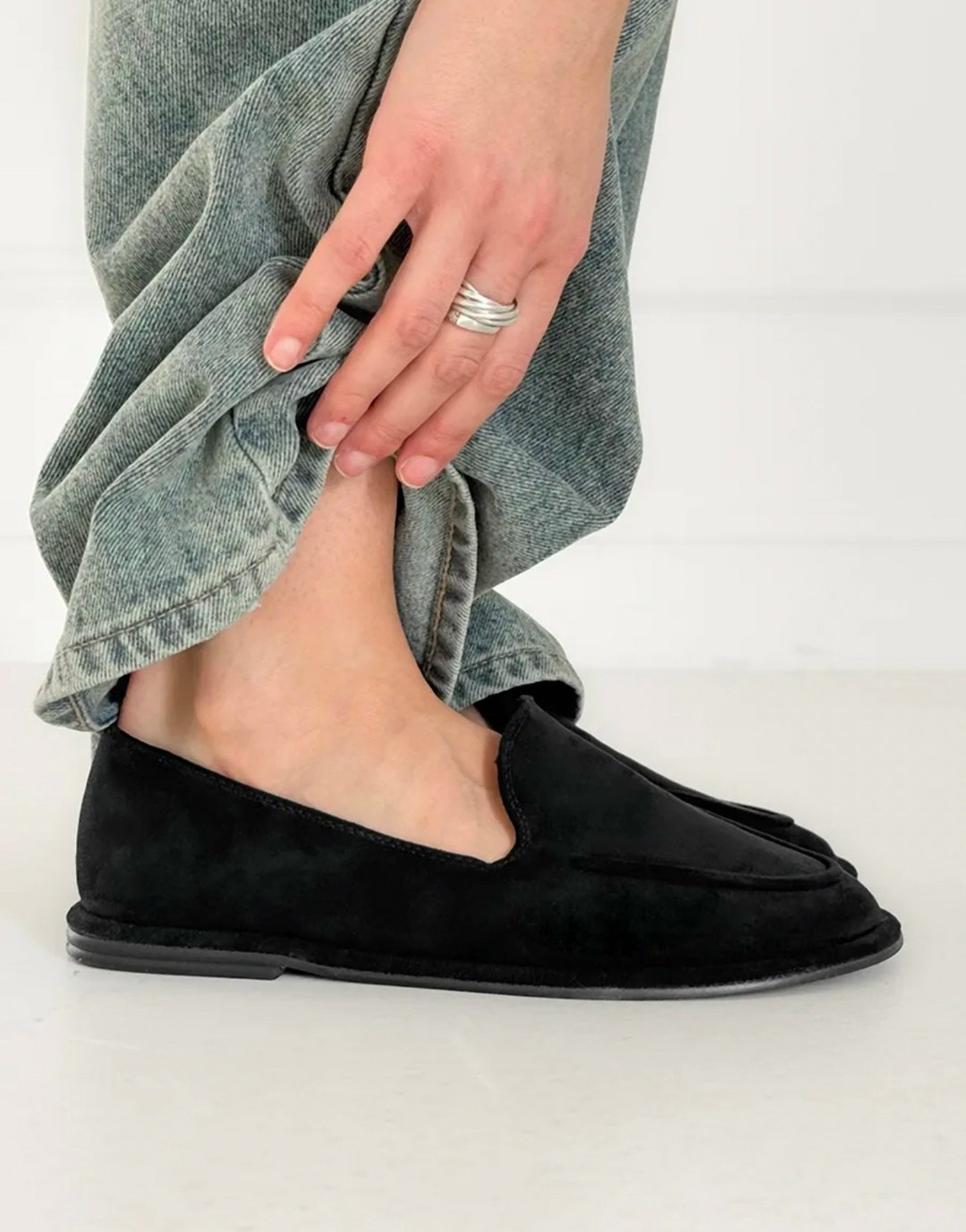 лоферы на тонкой подошве,,туфли лоферы замшевые на плоской подошве,лоферы женские,лоферы замш